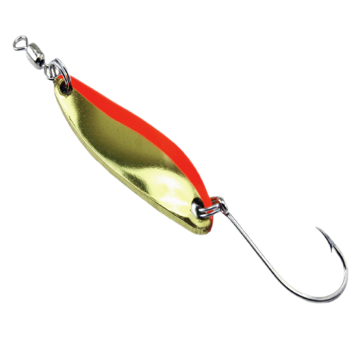 4pcs 3oz Green Fishing Spoons jig reble Hook Krocodi Lure Gold Mackerel  Blue Red