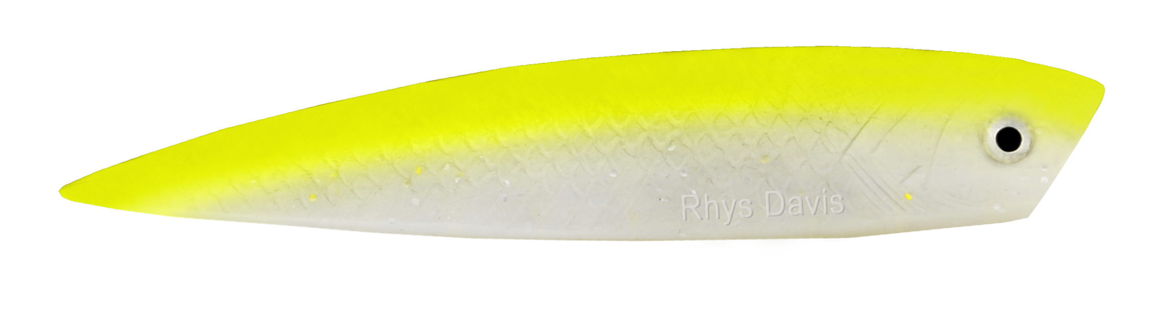 Rhys Davis Big Bite Herring Strip 6pk - Glow Chartreuse