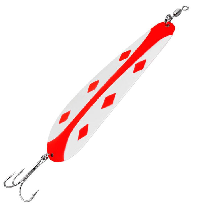 Gibbs Nortac Ind. Canoe Spoon in Fluorescent Red Yellow, Size 7 from The Fishin' Hole