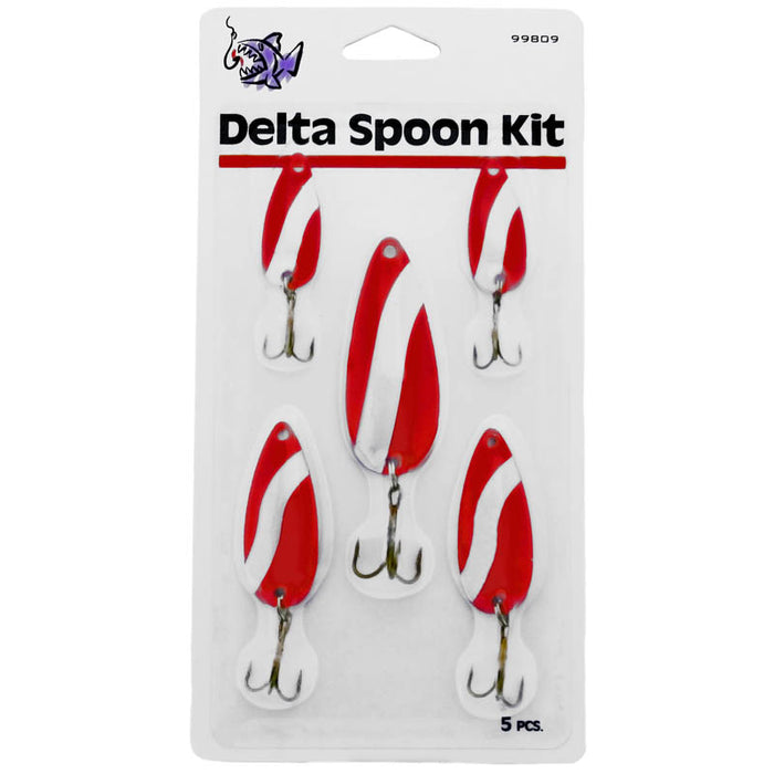 4pcs Toby Spoons Fishing Lures Set Spinners Laser Coating Pike Bass  Saltwater
