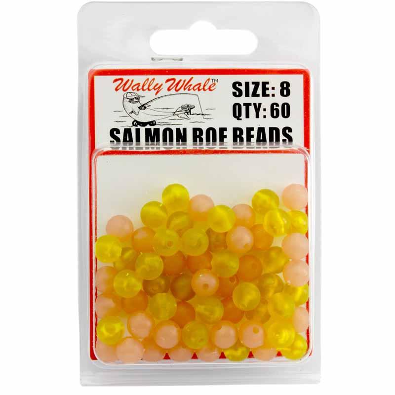Fishing Beads Artificial Round Float Fishing Eggs for Steelhead Salmon  Trout New Peach Hybrid 16mm 10pcs