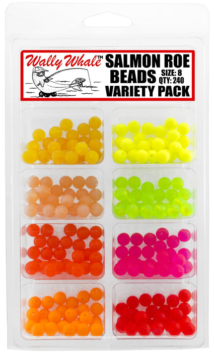 Peach Roe Trout Beads - Steelhead & Trout Fishing Egg Beads –
